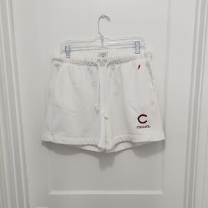Colgate University White Women's League Brand Shorts Size Large